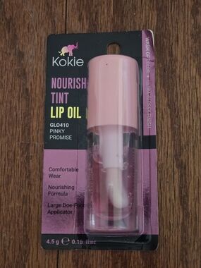 Kokie Nourish Tint Lip Oil — Pinky Promise